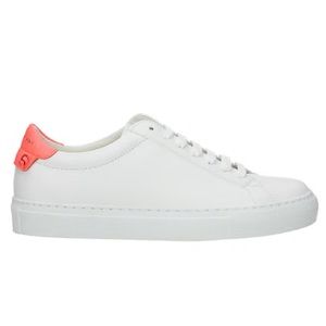 Givenchy Paris urban knot leather neon white sneaker